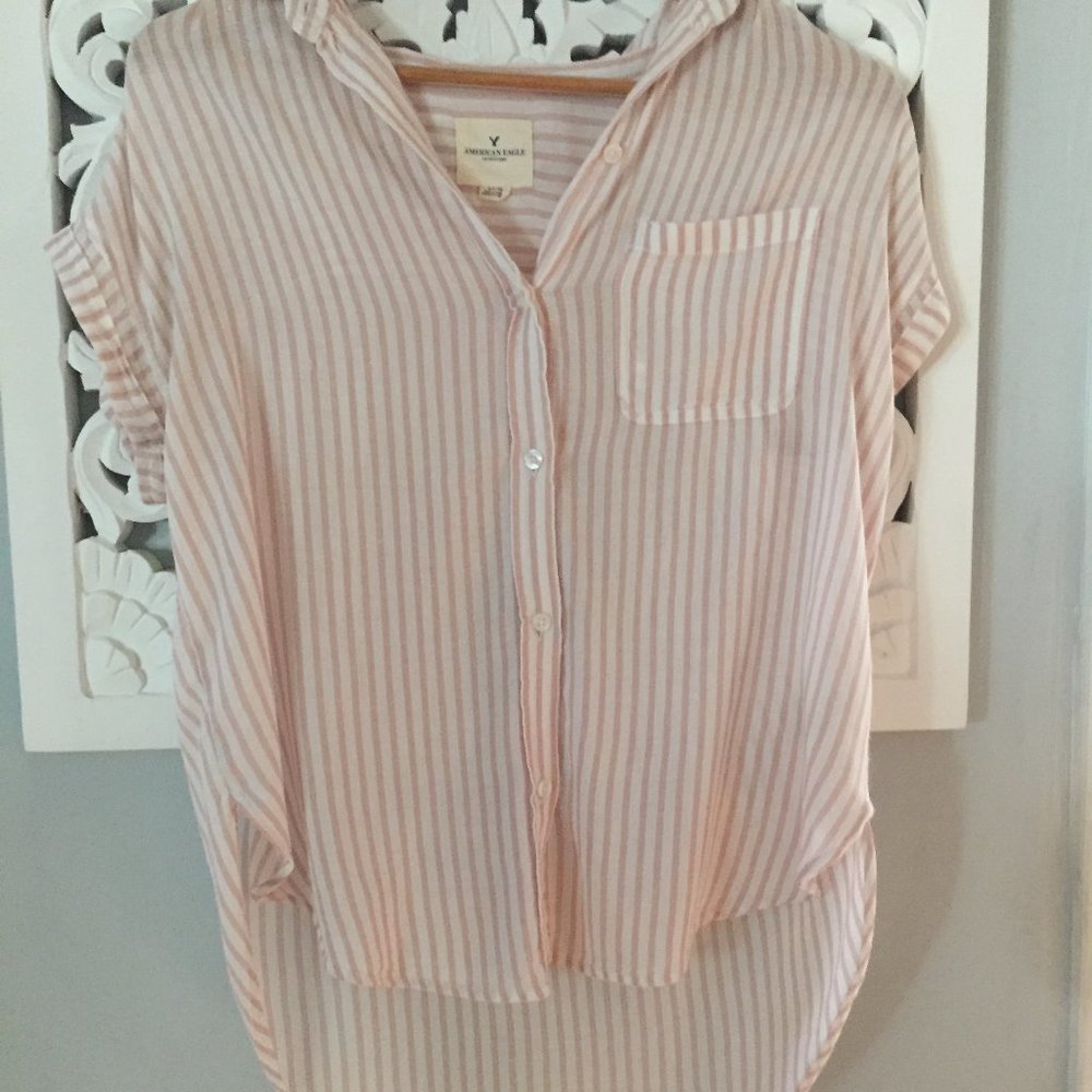Light Pink Striped shirt
